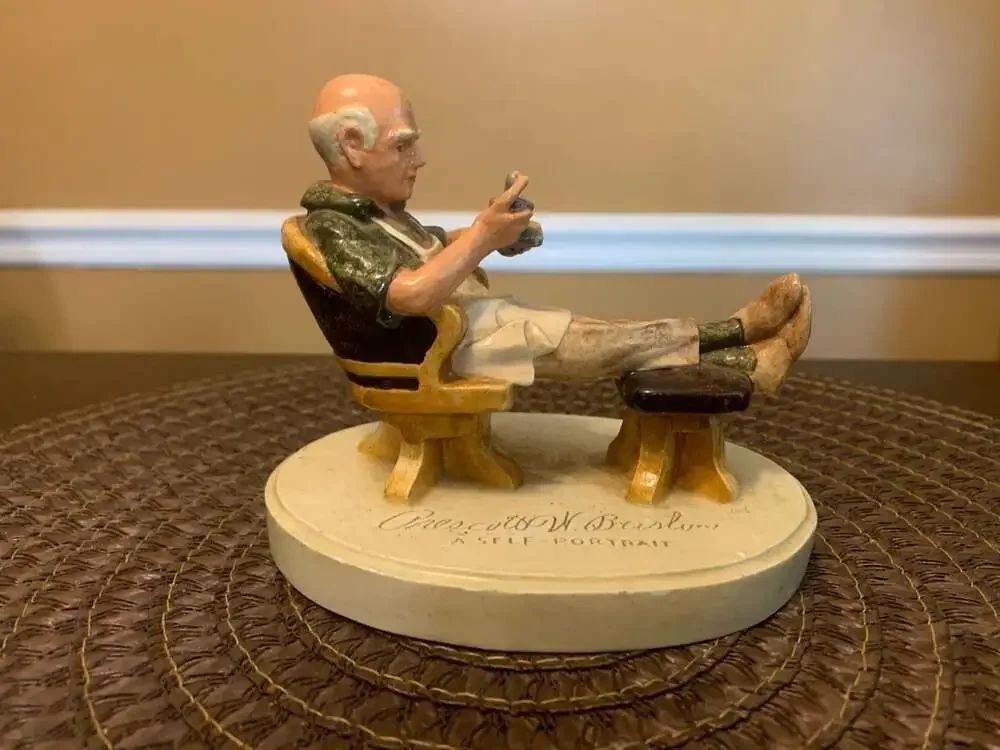 1981 Sebastian Miniatures Prescott W. Baston Self-Portrait Figurine